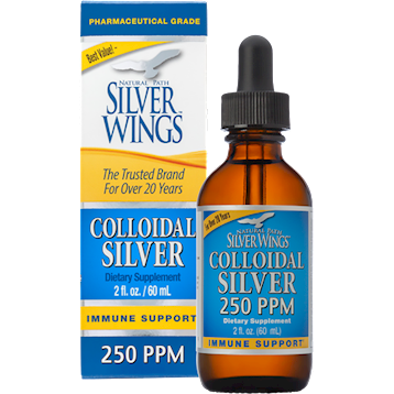 Natural Path Silver Wings Colloidal Silver 250 PPM Dropper 1 fl oz
