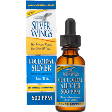 Silver Wings Extra Strength Colloidal Silver 500 PPM Dropper 1 fl oz