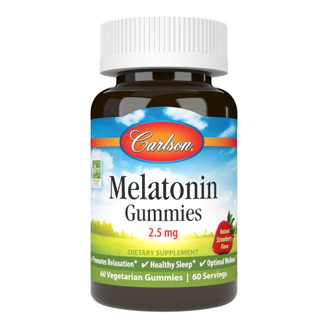 Carlson Melatonin Gummies 2.5 mg 60 count