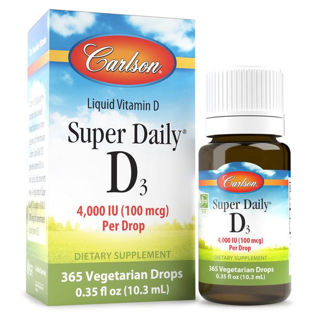 Carlson Super Daily liquid Vitamin D3 4000 IU 0.35
