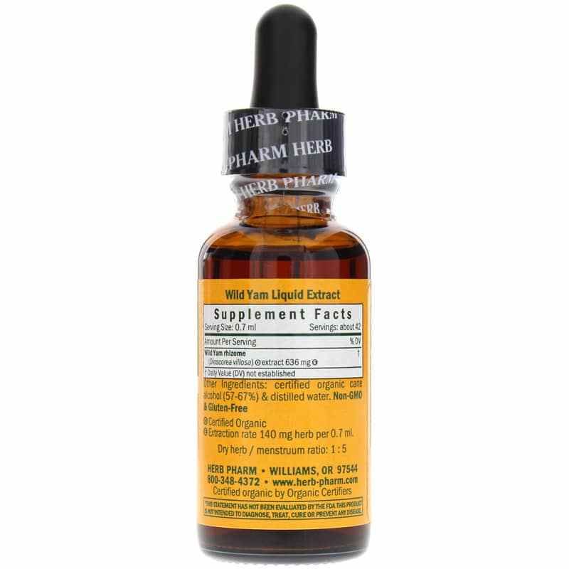 HERB PHARM  Wild Yam 1 Fl. Oz.