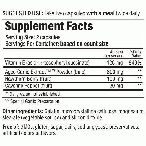 Kyolic Circulation Formula 106 200 Capsules