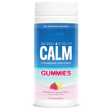 NATURAL VITALITY   Raspberry Lemon Magnesium Gummies  120 Count