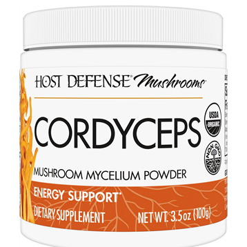 Host Defense Cordyceps Mushroom Mycelium Powder 3.5 Oz