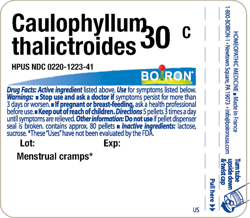 BOIRON Caulophyllum Thalictroides 30C 80 Pellets