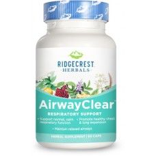 RIDGECREST HERBALS Airway Clear 60 Vegan Caps.