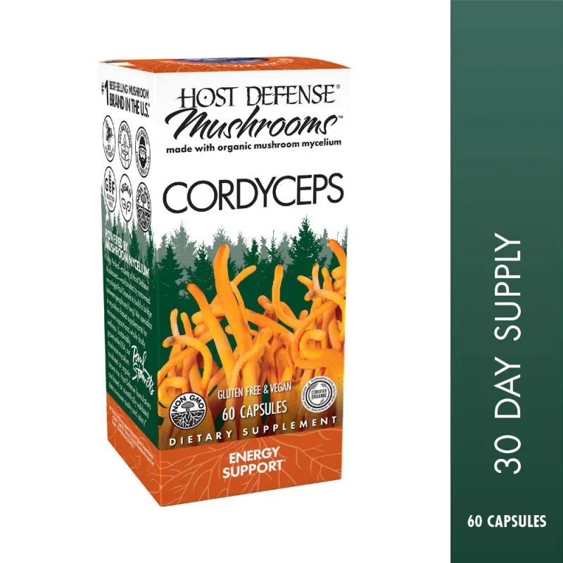 Host Defense Mushrooms Cordyceps 60 vegetarian caps