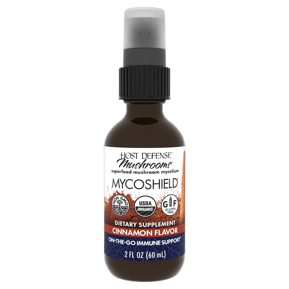 Host Defense Myco Shield Spray Immune Support Cinnamon 2 fl oz