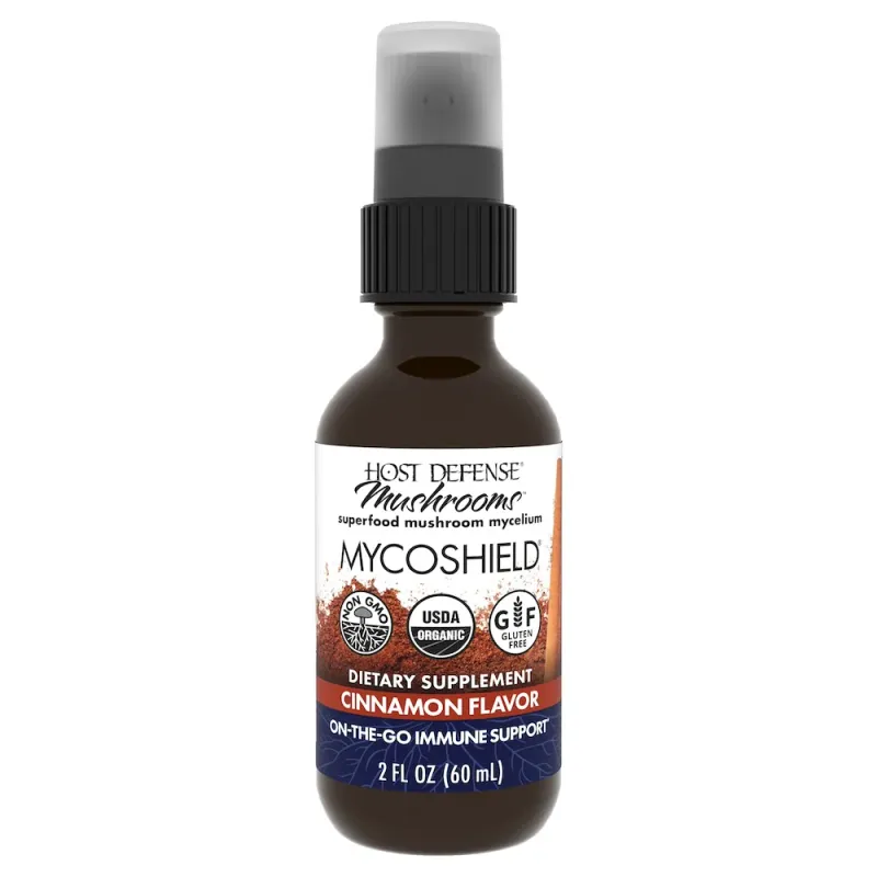 Host Defense Myco Shield Spray Immune Support Cinnamon 2 fl oz