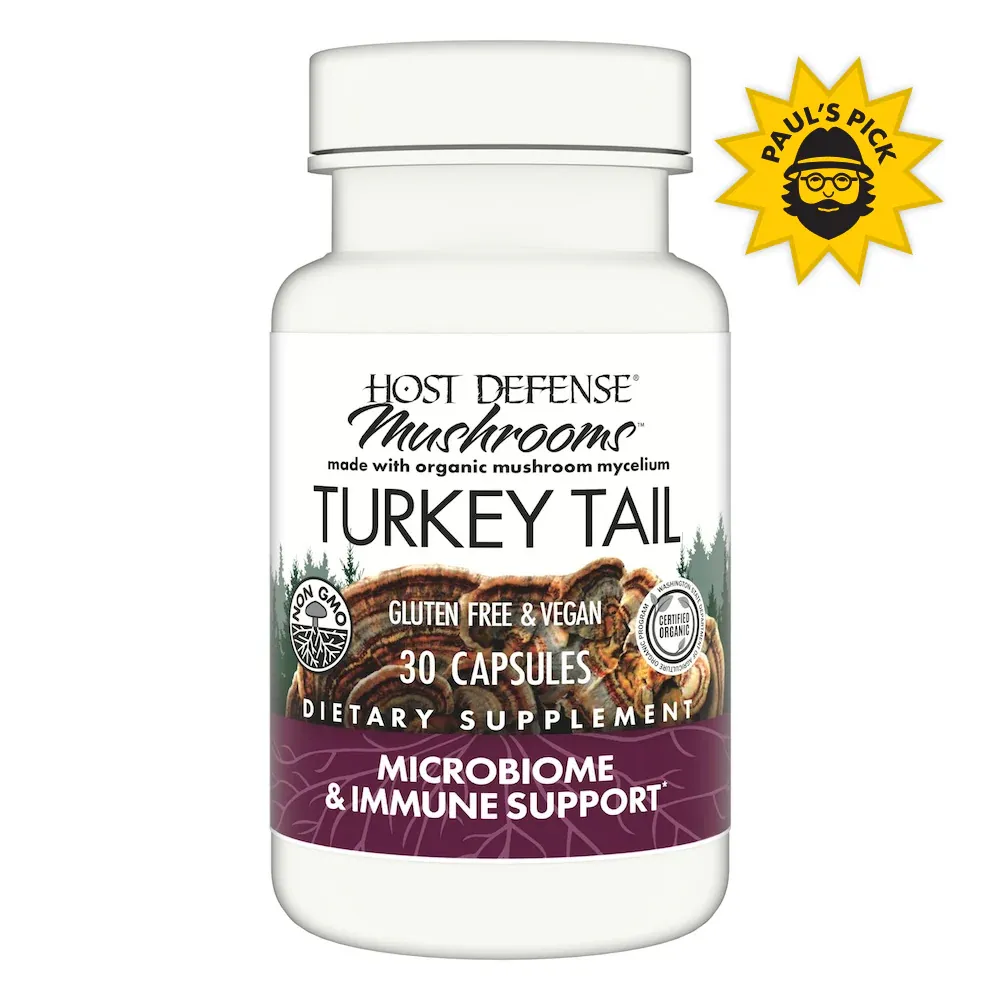Host Defense Mushrooms Turkey Tail 30 caps