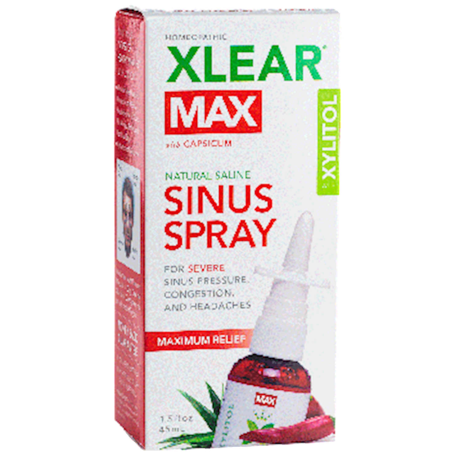 XLEAR Max w/Capsicum Nasal Spray 1.5 Fl. Oz.