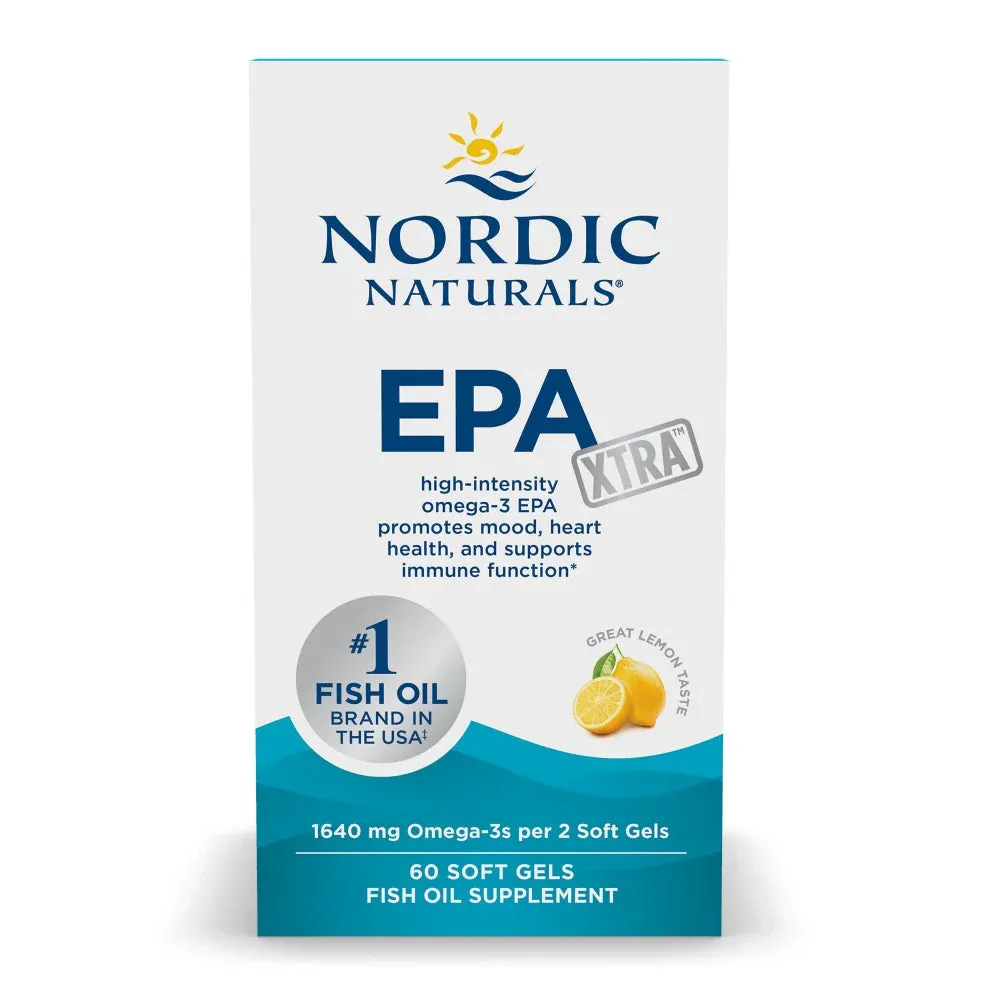 Nordic Naturals EPA Xtra lemon flavor 60 softgels