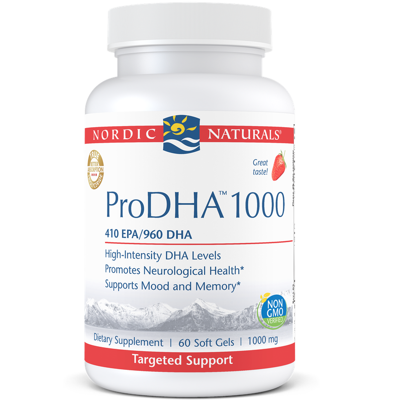 NORDIC NATURALS  ProDHA 1000 60 Soft Gels