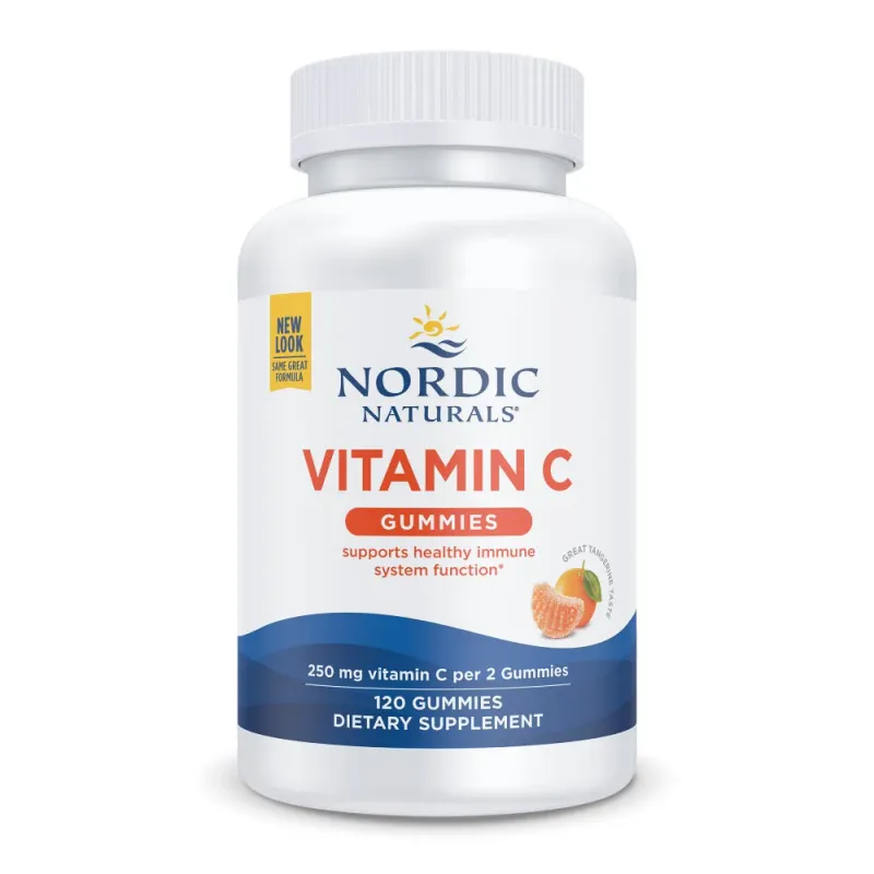 NORDIC NATURALS Vit. C Gummies 250 Mg. 120 Gummies
