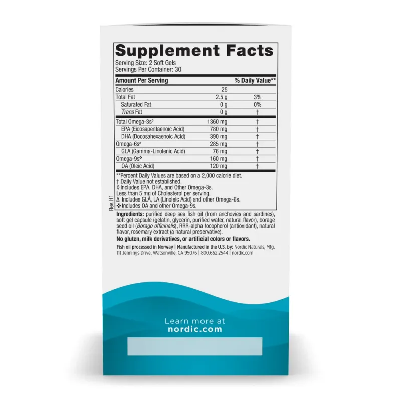 Nordic Naturals Complete Omega Xtra 60 Count