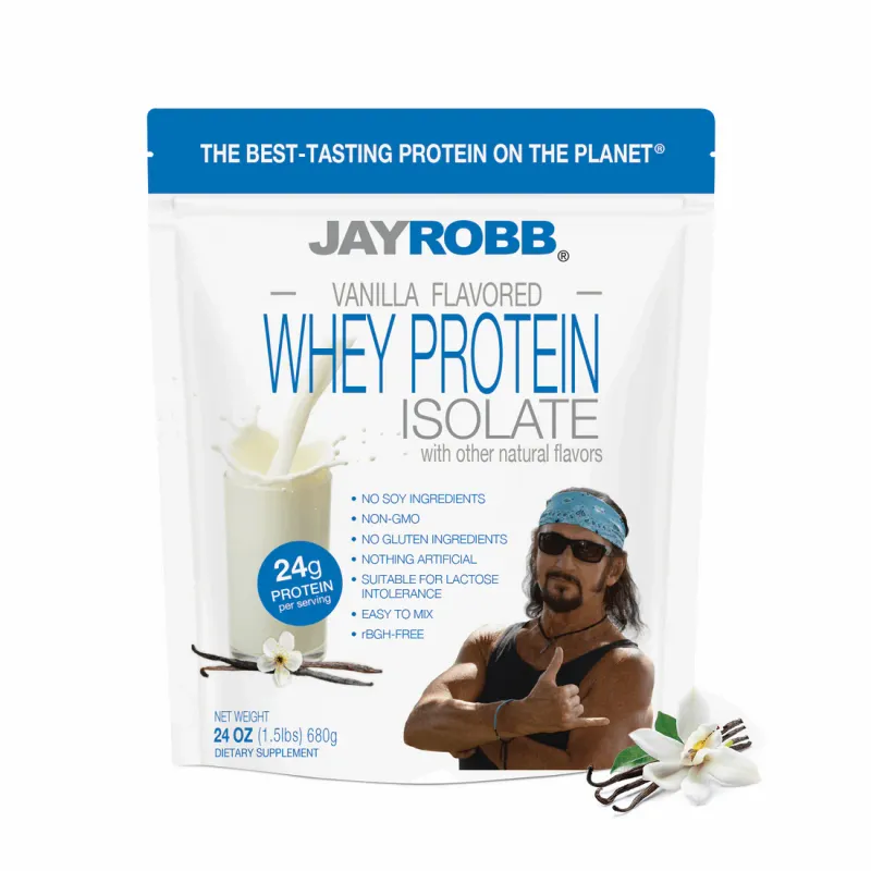 JAY ROBB Whey Protein Vanilla 24 oz.