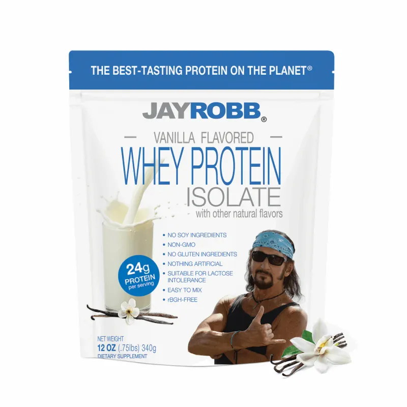 JAY ROBB Whey Protein Vanilla 12 oz.