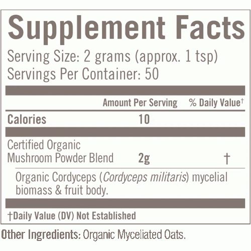 OM Cordyceps Org. Mushroom Pwdr. 3.5 oz.