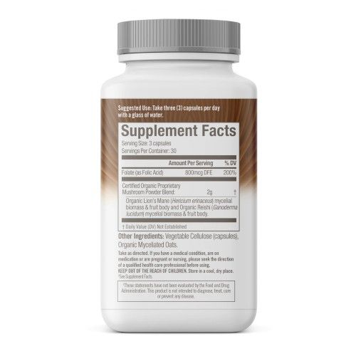 Om Mushroom Brain Fuel 90 Capsules