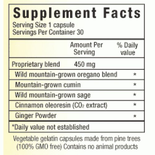 NORTH AMERICAN HERB &amp; SPICE OregaRESP 30 Caps.