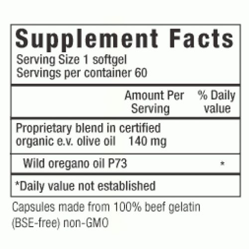 NORTH AMERICAN HERB &amp; SPICE Oreganol 60 Softgels