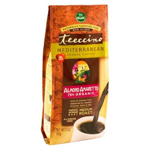 Teecino Almond Amaretto Chicory Herbal &#39;Coffee&#39; 11oz
