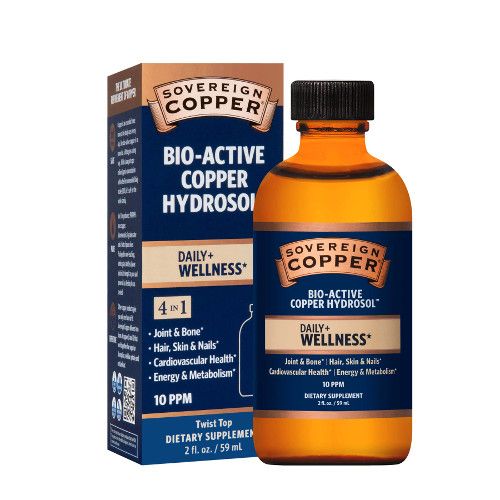 Soverign Copper BioActive Copper Hydrosol 10ppm - 2 fl oz
