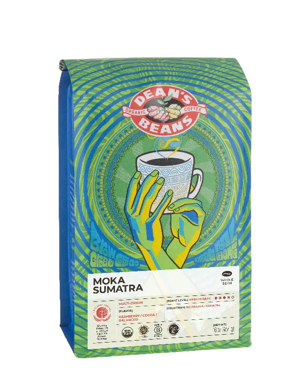 DEAN&#39;S BEANS Moka Sumatra ground 16 oz.