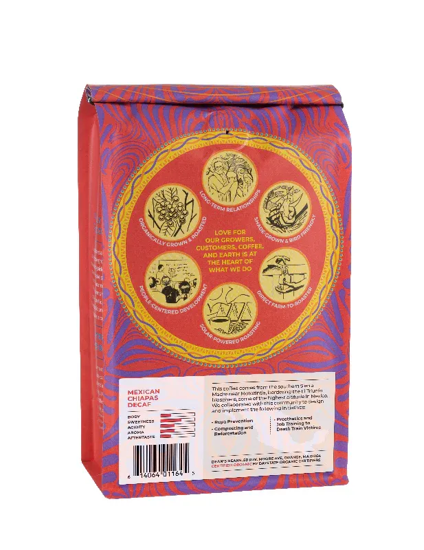 DEAN'S BEANS Mexican Chiapas Decaf Ground Coffee 16 oz.