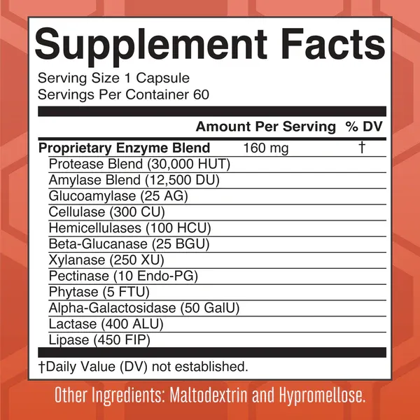 Mary Ruth's Gluten Digestive Enzymes 60 caps