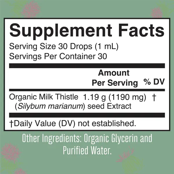 MaryRuth's Organic Milk Thistle Seed Liquid Extract 1 fl oz