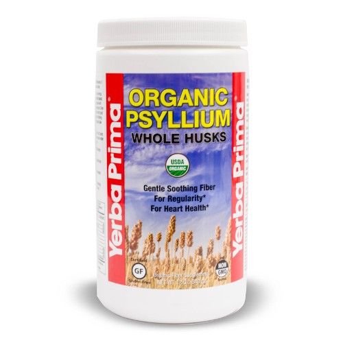 Yerba Prima Organic Psyllium Whole Husks 12oz