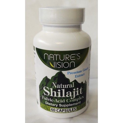 Nature&#39;s Vision Natural Shilajit 60 caps