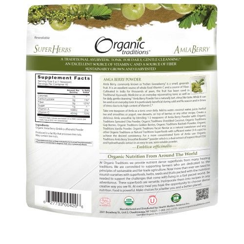 Organic Traditions Amla Berry Powder 7oz