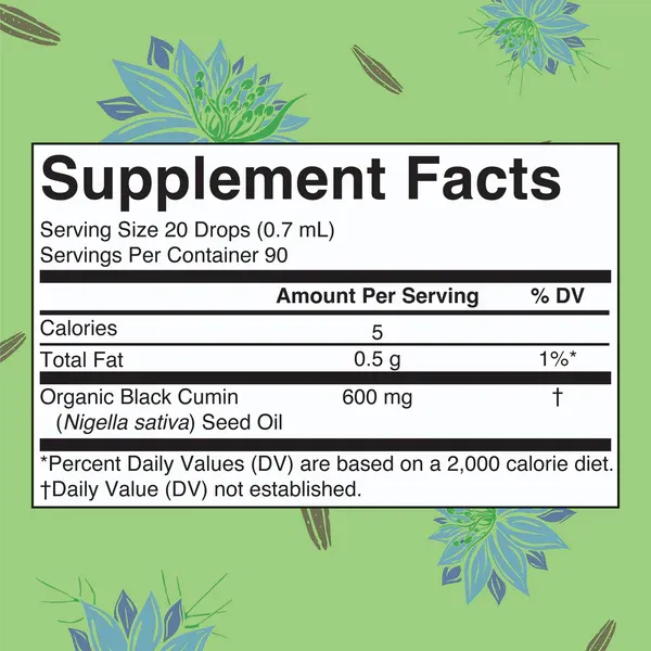 Mary Ruth's Organic Black Seed Oil Liquid Drops 2 fl oz