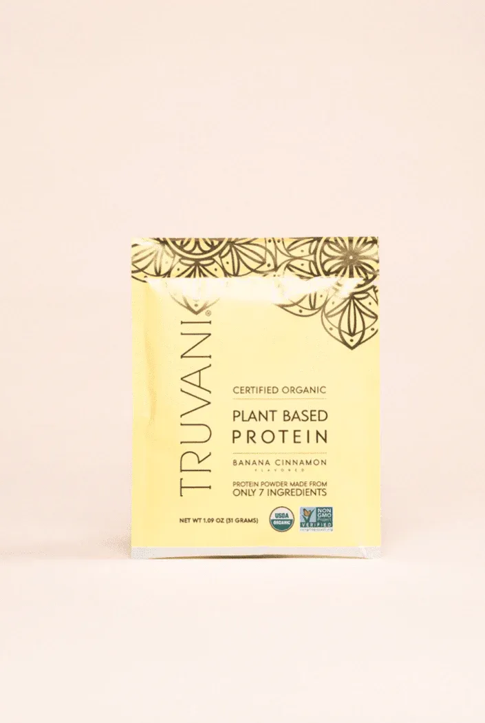 TRUVANI Org. Banana Cinnamon Protein Pkt. Pwdr. 1.09 oz.