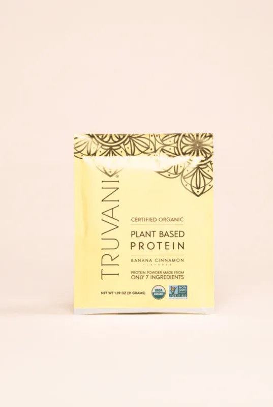 TRUVANI Org. Banana Cinnamon Protein Pkt. Pwdr. 1.09 oz.