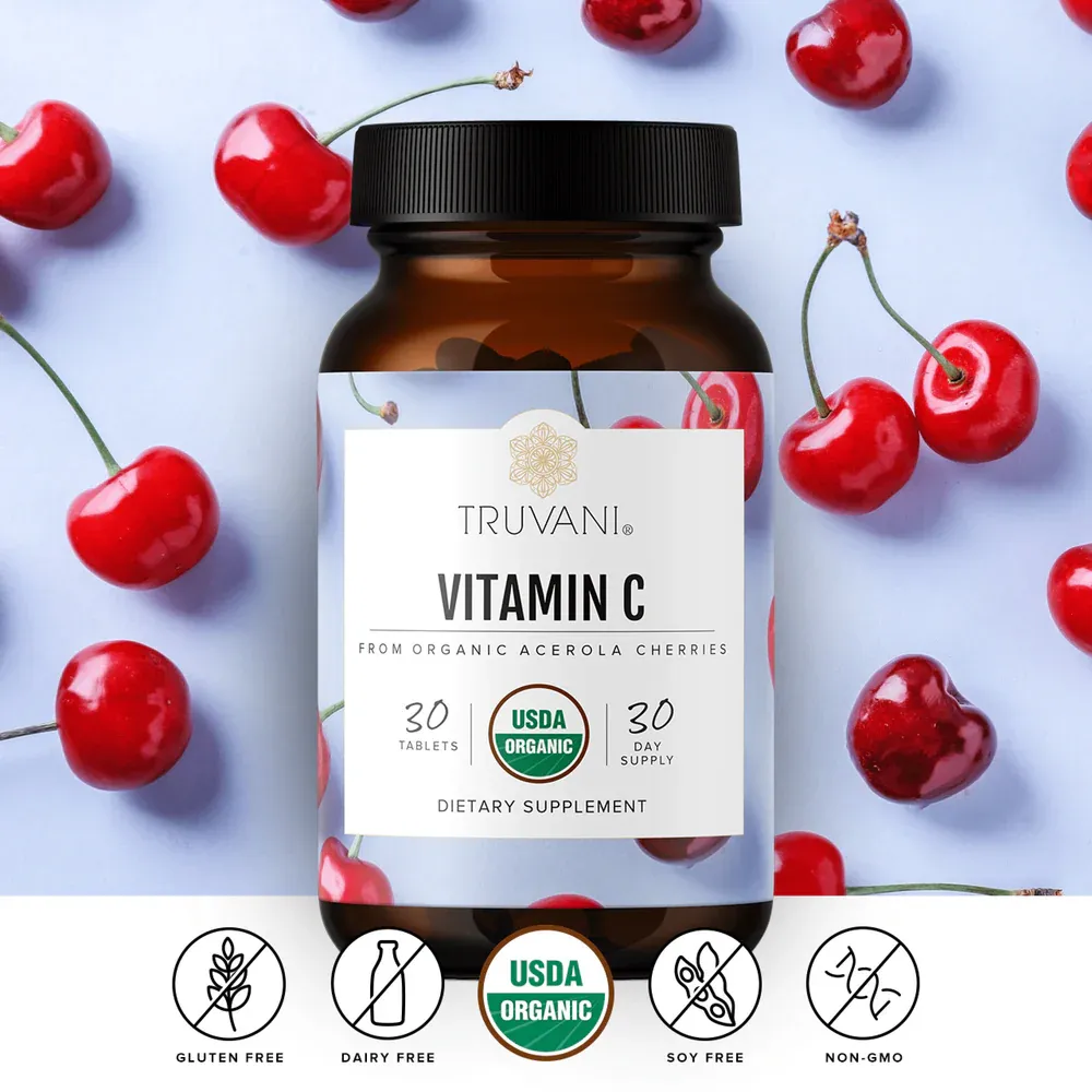 Truvani Vitamin C Acerola Cherries 30t