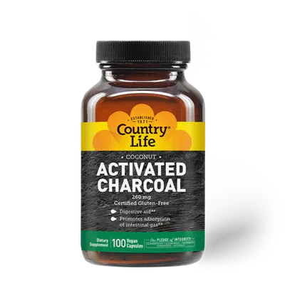 Country Life Activated Charcoal 100vc