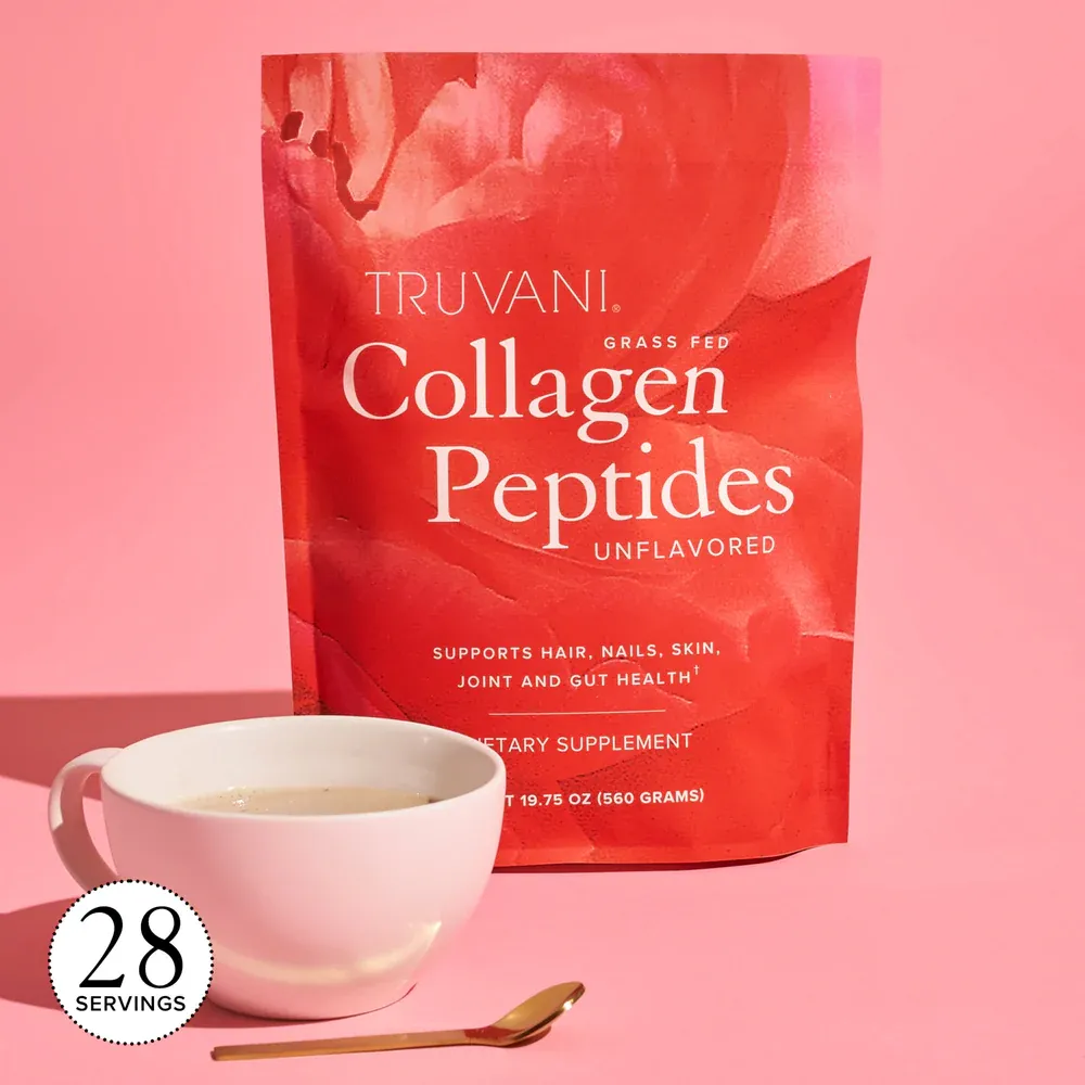 Truvani Grass Fed Unflavored Collagen Peptides 19.75oz