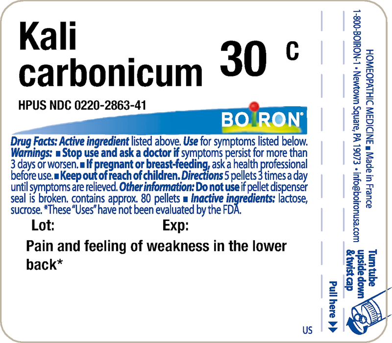 BOIRON Kali Carbonicum 30 C; 80 Pellets