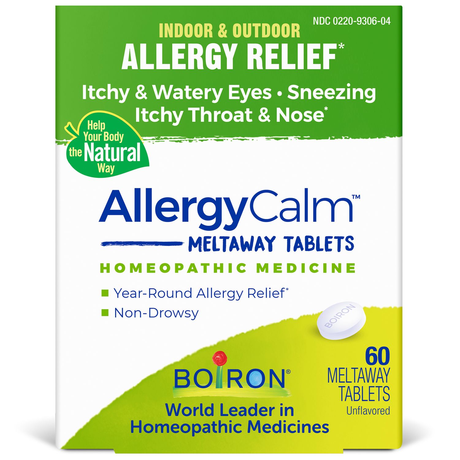 BOIRON ALLERGY CALM 60 Meltaway Tablets