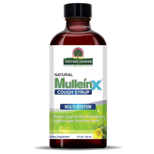 Nature&#39;s Answer Natural MulleinX Cough Syrup 4 fl oz