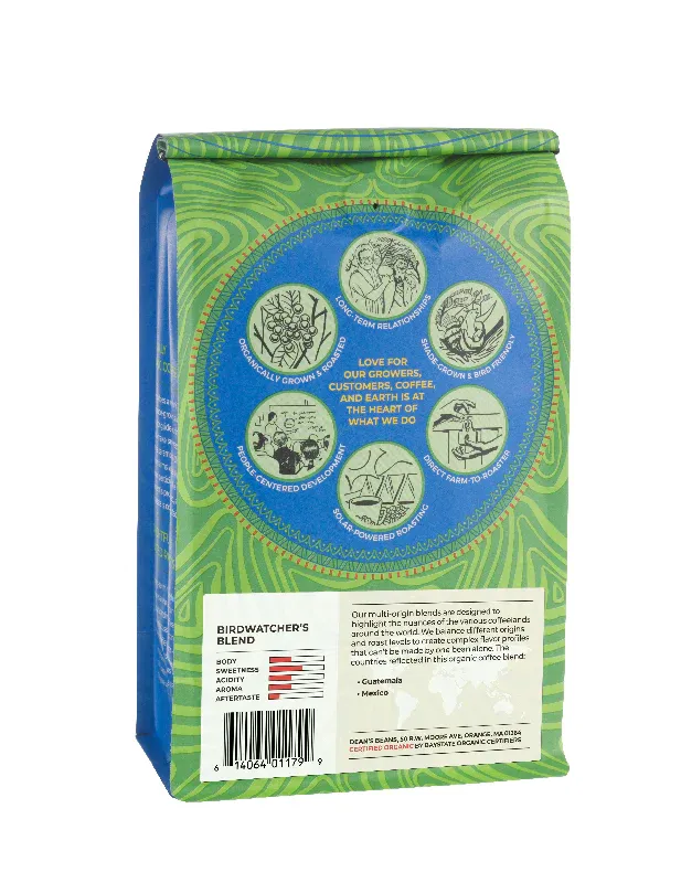 Dean's Beans Ground Birdwatcher's Blend Coffee 16oz