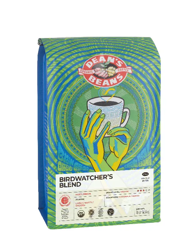 Dean&#39;s Beans Ground Birdwatcher&#39;s Blend Coffee 16oz