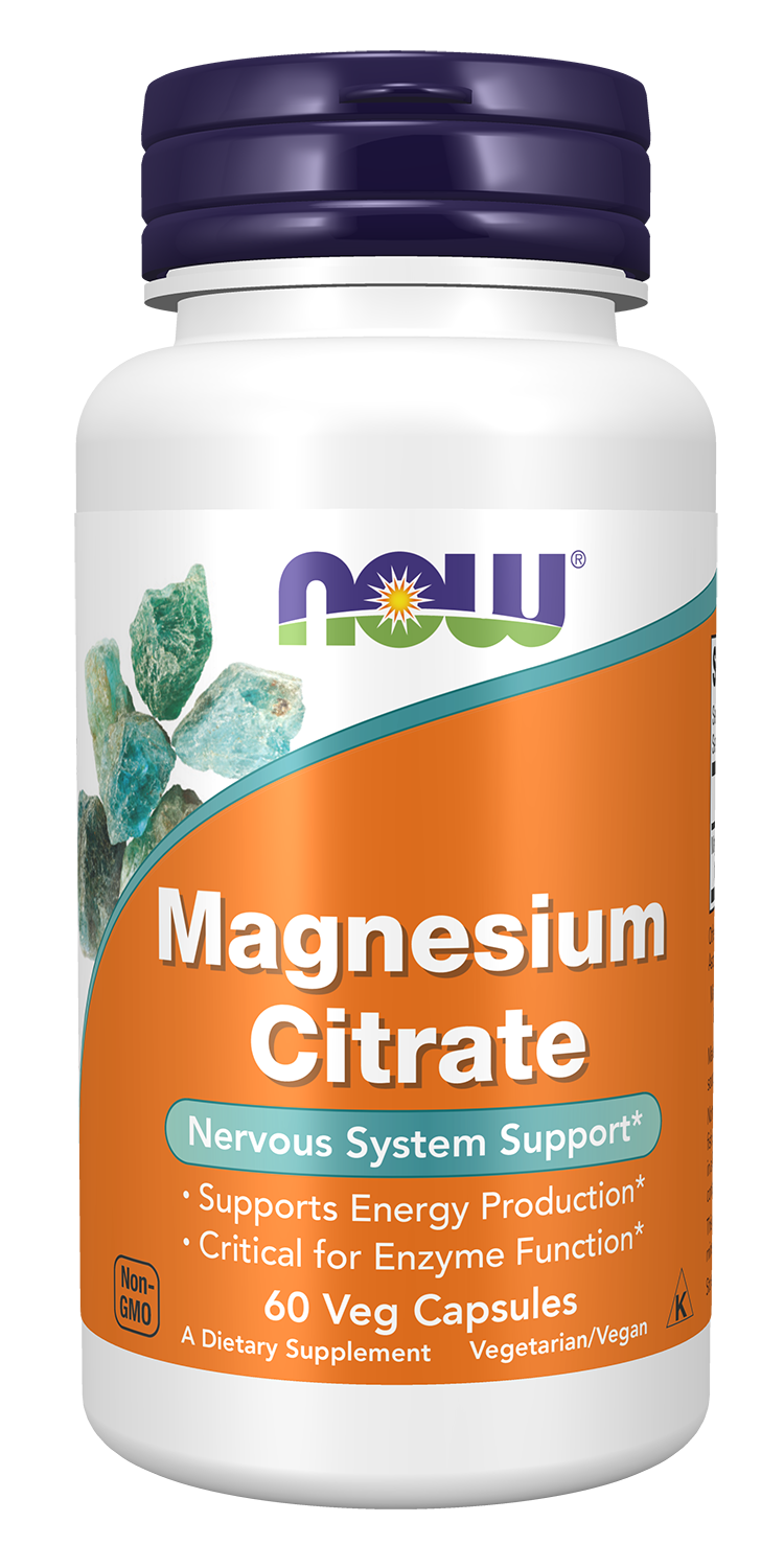NOW Magnesium Citrate 60 vc