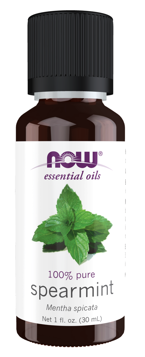 NOW Essential Oils 100% Pure Spearmint Oil 1 fl oz