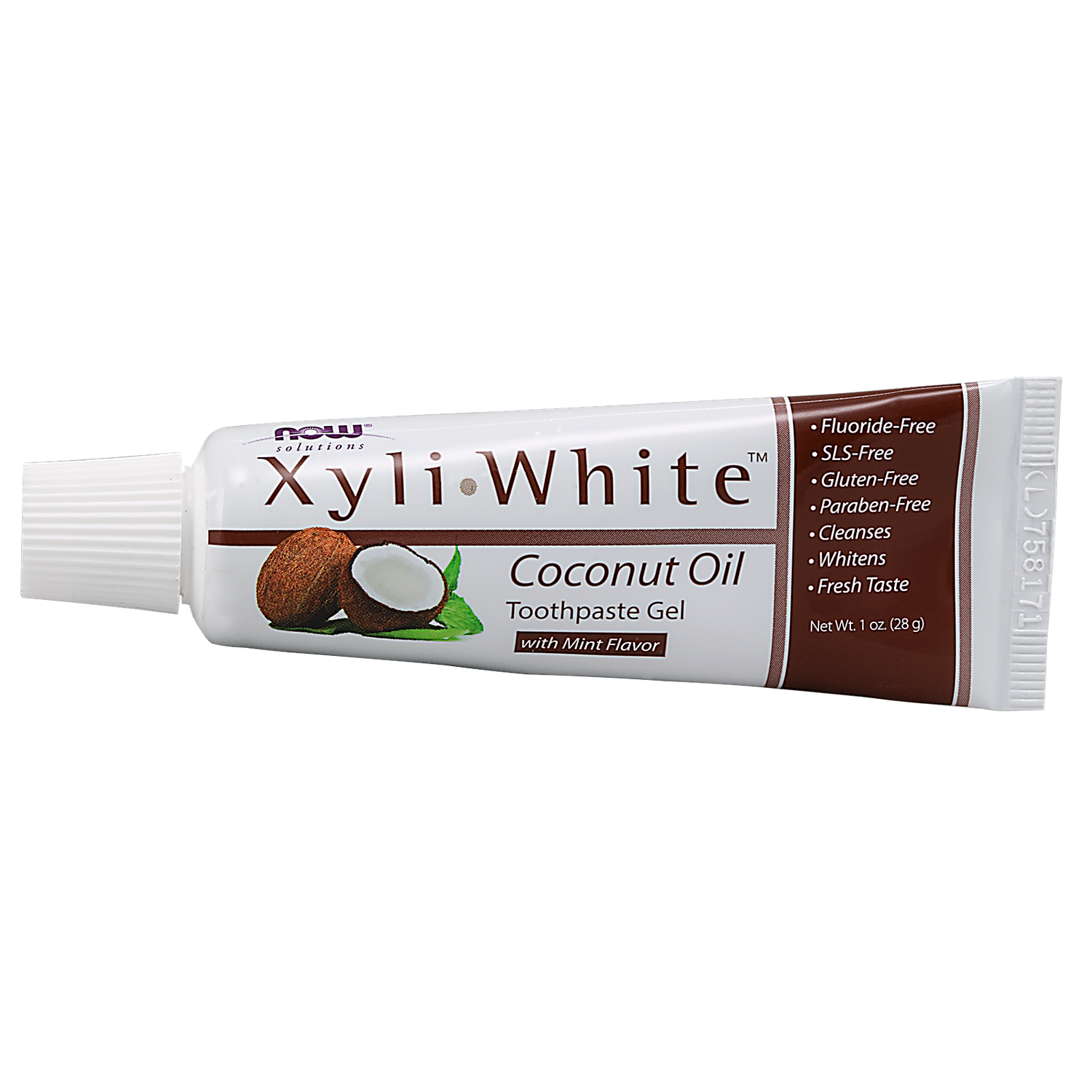 NOW Solutions Xyliwhite Mint Flavor Coconut Oil Toothpaste Gel 1oz