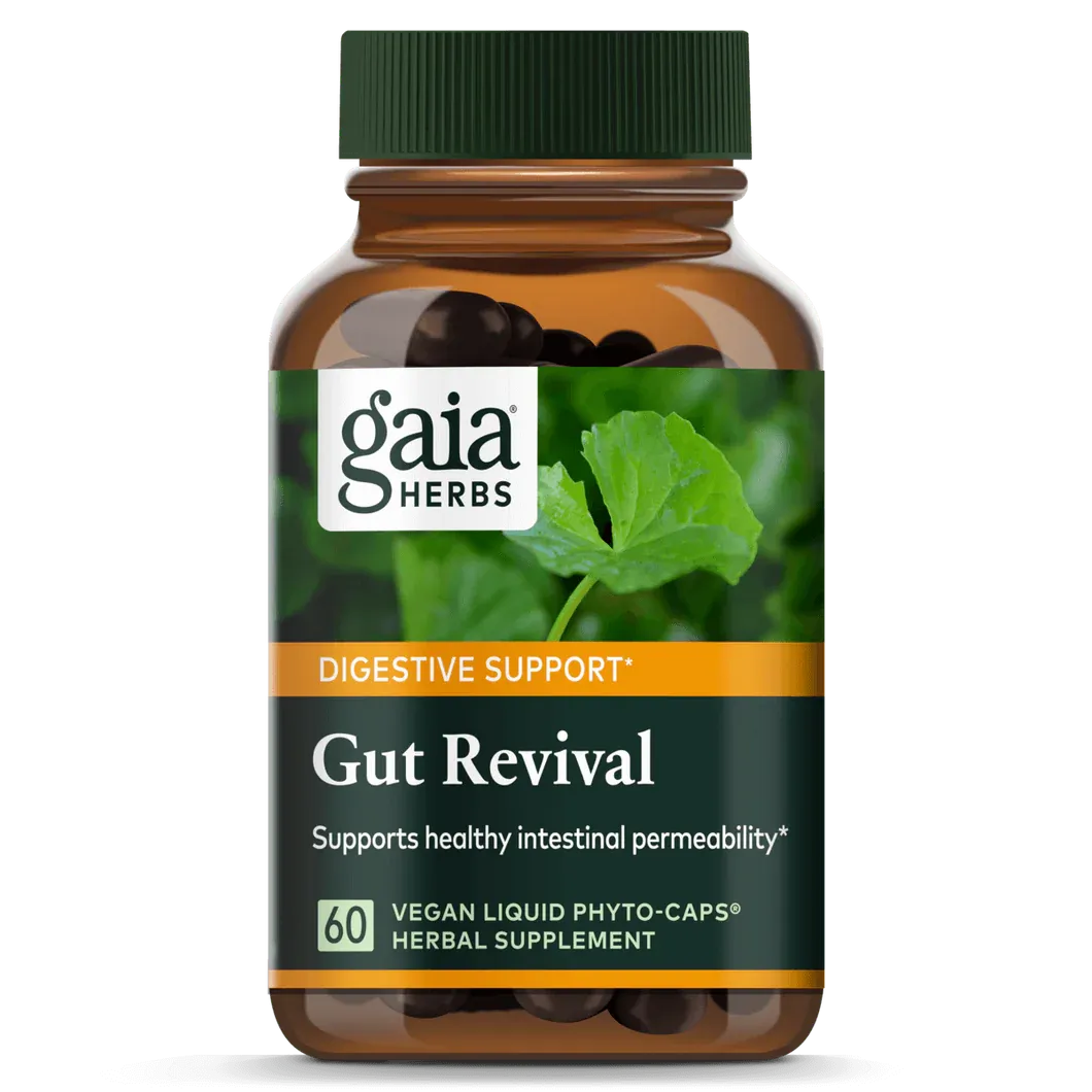 Gaia Herbs Gut Revival Digestive Support 60 vc