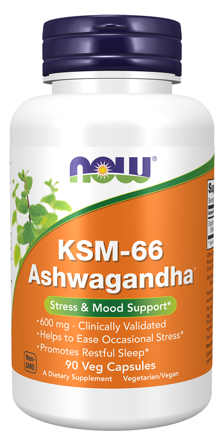 NOW KSM-66 Ashwagandha 90 vc